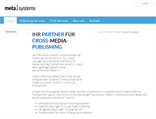 Tablet Screenshot of meta-systems.de